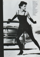 Helena Christensen ~ Vogue Paris February 1991 by Max Vadukul фото №1391753