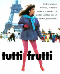 Helena Christensen ~ Vogue Italia August 1991 by Tiziano Magni фото №1389016