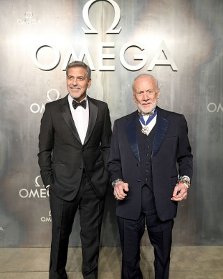 Джордж Клуни и Базз Олдрин