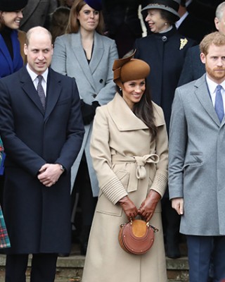 Герцогиня Кэтрин, принц Уильям, Меган Маркл и принц Гарри