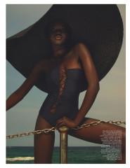 ADUT AKECH in Vogue Magazine, UK June 2020 фото №1256625