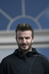 David Beckham attends the «Create with Beckham» by Adidas Paris event in Paris фото №1051437