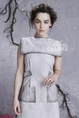 Emilia Clarke by Nino Munoz for Flare Magazine (2014) фото №1259430