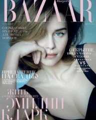 EMILIA CLARKE on the Cover of Harper’s Bazaar Magazine, Russia February 2020 фото №1243090