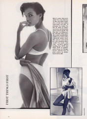 Famke Janssen ~ Mademoiselle US October 1987 фото №1364059