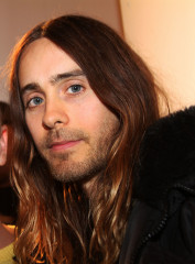 Jared Leto - Jeremy Scott Show at Mercedes-Benz Fashion Week in NY 02/12/2014 фото №1316952