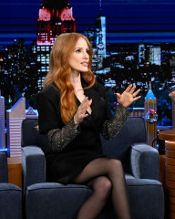 Jessica Chastain – Tonight Show Starring Jimmy Fallon in New York  фото №1383275