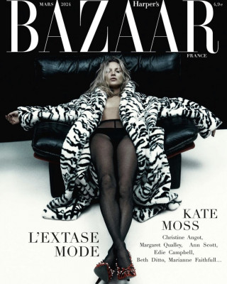 Kate Moss ~ Harper’s Bazaar France March 2024 by Robin Galiegue фото №1392240