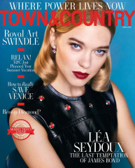 LEA SEYDOUX in Town & Country Magazine, April 2020 фото №1248707