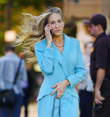 Sarah Jessica Parker - 'And Just Like That' Set in New York 11/01/2021 фото №1320935