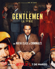 Theo James &amp; Kaya Scodelario from "The Gentlemen" 2024 Posters фото №1388386