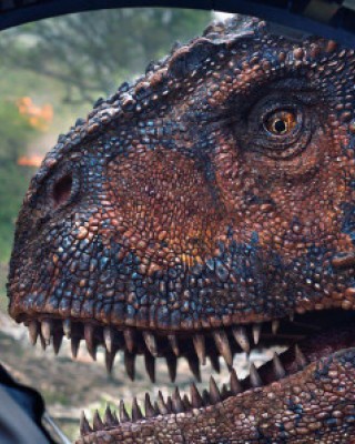 Фото 65248 к новости Крис Прэтт сделал селфи с динозавром