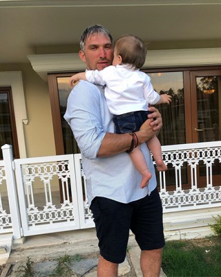 Александр Овечкин с сыном