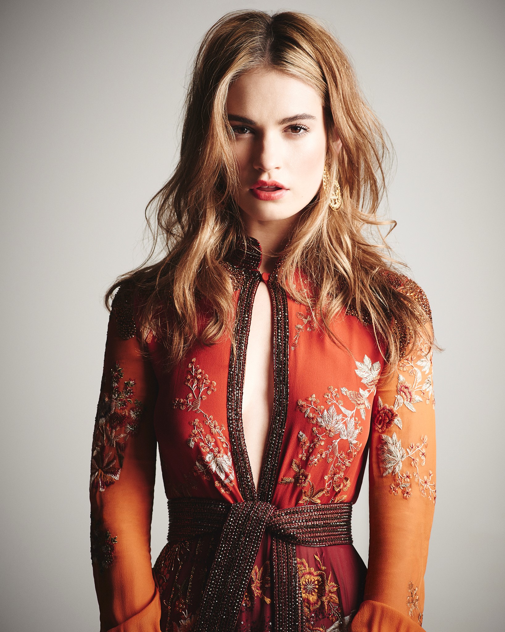 Lily James Hot