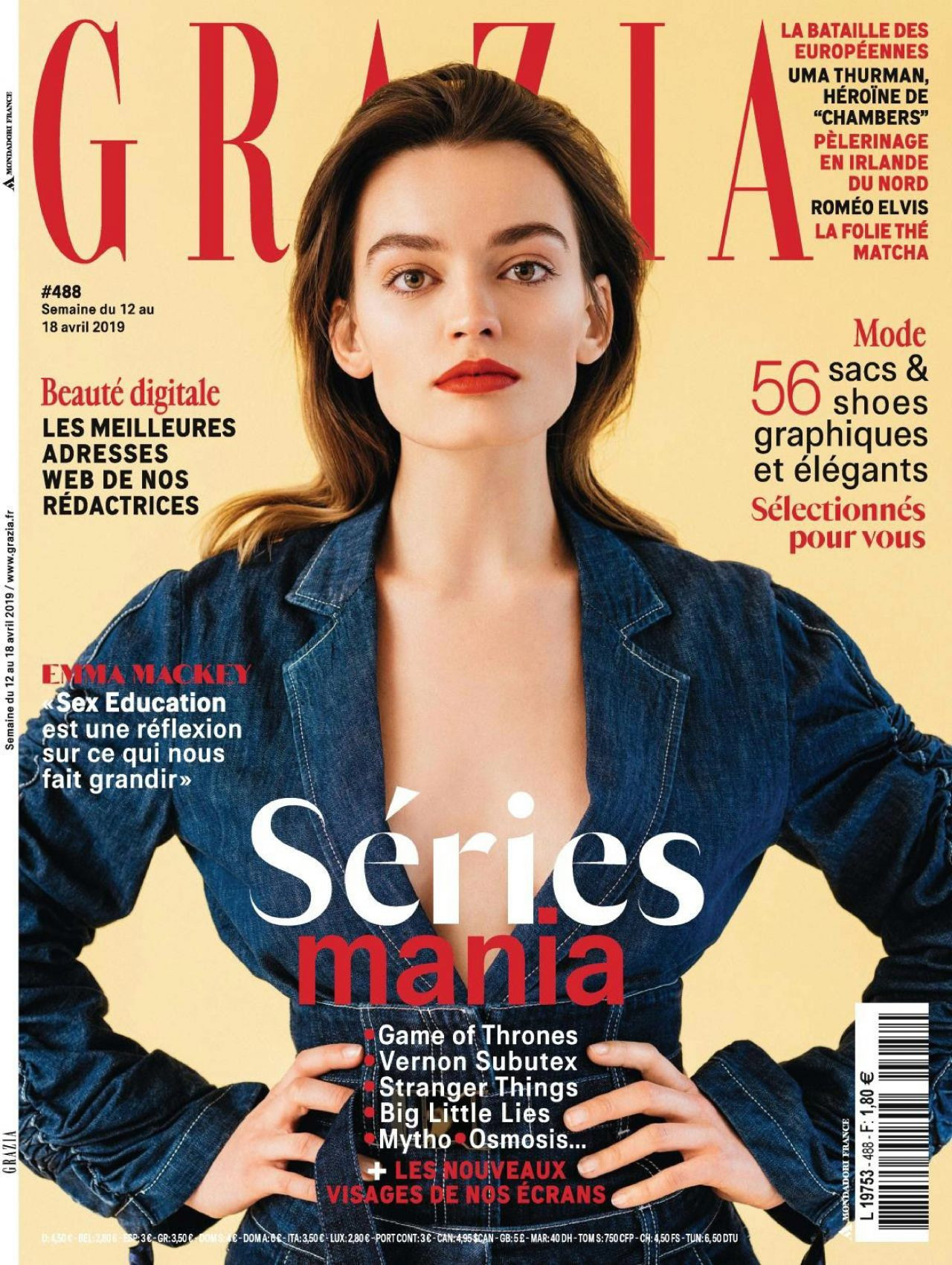 Эмма Маккей - Emma Mackey фото №1159304 - Emma Mackey – Grazia France  04/10/2019