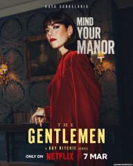 Theo James &amp; Kaya Scodelario from "The Gentlemen" 2024 Posters фото №1388385