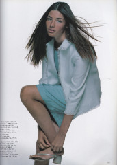 Megan Ewing ~ Elle Japon June 1999 by Kei Ogata фото №1376824