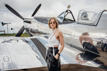 Rosamund Pike at Official start of the Silver Spitfire Aug 2019 фото №1382622