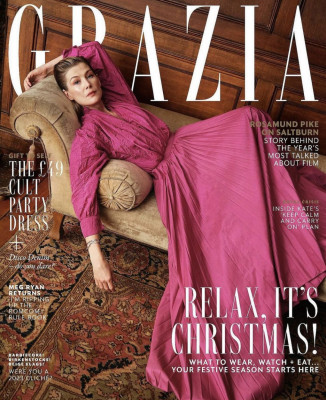 Rosamund Pike for Grazia Magazine, December 2023 фото №1383084