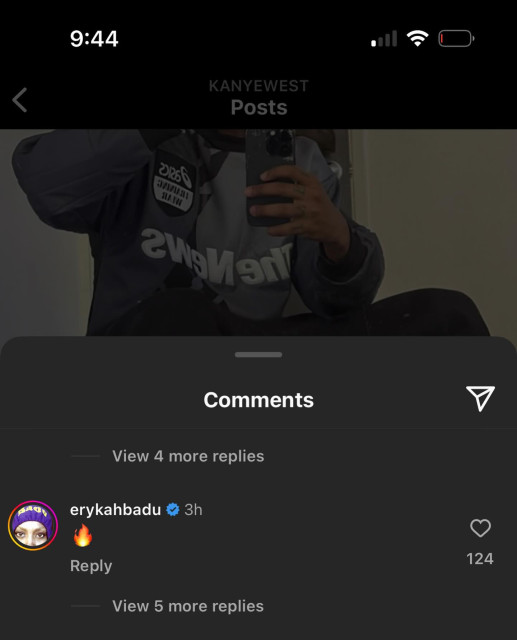 Kanye West instagram post 758081