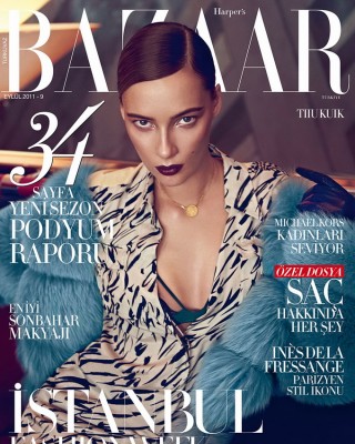 Фото 17777 к новости Тииу Куик для Harper's Bazaar Turkey 