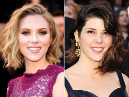 Scarlett Johansson and Marisa Tomei