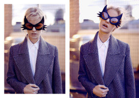 Ханна Холман в образе вампира специально для  Ellery 