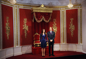 Герцогиня Кэтрин и принц Уилльям стали восковыми фигурами