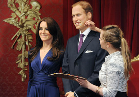 Герцогиня Кэтрин и принц Уилльям стали восковыми фигурами