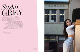 Актриса фильмов для взрослых в немецком журнале Interview