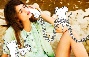 Прикольная фотосессия с элементами граффити