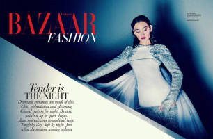 Лина Жанг в сингапурском Harper’s Bazaar