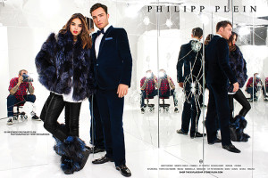 Эд Вествик, Сабрина Найт и Терри Ричардсон в рекламе Philipp Plein