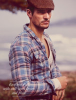 Дэвид Ганди и Магдалена Фраковяк рекламируют Lucky Brand