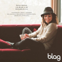 Нуми Рапас и Том Харди в праздничном выпуске журнала Blag