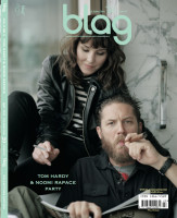 Нуми Рапас и Том Харди в праздничном выпуске журнала Blag