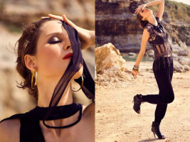 Знойная фотосессия Катерины Вальцак