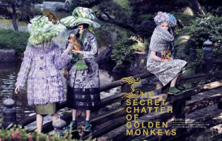 Японская фотосессия  Дафны Гроенфельд