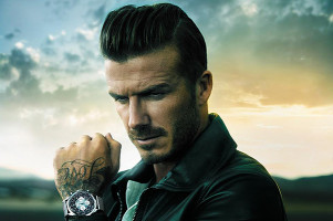 Дэвид Бекхэм в рекламе часов