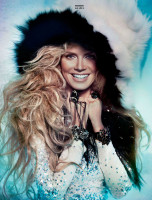 Хайди Клум в образе Снежной королевы