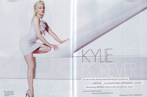 Кайли Миноуг специально для британского ELLE