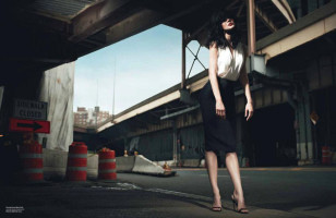 Джессика Стэм в журнале W