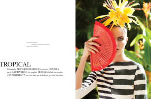 Барбара Фиалхо в мексиканском Elle