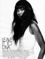 Наоми Кэмпбелл в журнале Elle