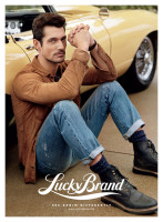 Дэвид Ганди и Магдалена Фраковяк в рекламе Lucky Brand