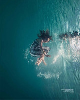 Анжела Джонсон стала русалкой