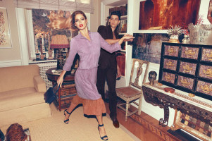 Даутцен Крес рекламирует Bruno Magli