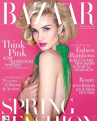 Фото 34675 к новости Рози Хантингтон-Уайтли в британском Harper's Bazaar 