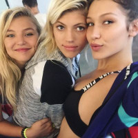 Рэйчел Гилберт, Девон Виндзор и Белла Хадид