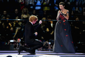 Эд Ширан и Руби Роуз